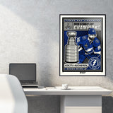 Phenom Gallery Tampa Bay Lightning Nikita Kucherov '20 Stanley Cup Champs Deluxe Framed Print