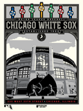 Phenom Gallery Chicago White Sox Stadium 18" x 24" Deluxe Framed Serigraph