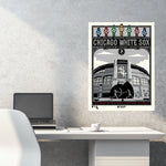 Phenom Gallery Chicago White Sox Stadium 18" x 24" Deluxe Framed Serigraph