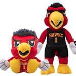 Bleacher Creatures Harry the Hawk Mascot Bundle: 10" Plush Figure & Kuricha Plushie