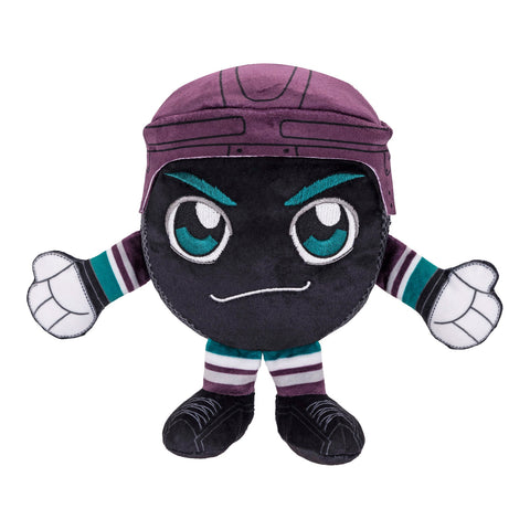 Bleacher Creatures Anaheim Ducks Mighty Ducks Logo 8" Kuricha Hockey Puck Plush