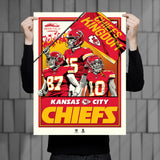Phenom Gallery Kansas City Chiefs Player 2021 18" x 24" Deluxe Framed Serigraph