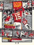 Phenom Gallery Kansas City Chiefs Super Bowl LIV Legendary Moments Serigraph Print