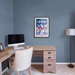 Phenom Gallery New York Rangers Vic Hadfield Number Retirement Serigraph (Printer Proof)