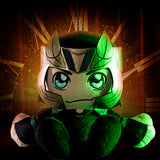 Bleacher Creatures Marvel Loki 8" Kuricha Sitting Plush- Soft Chibi Inspired Toy