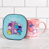 Uncanny Brands Hello Kitty and Friends My Melody Coffee Mug with Electric Mug Warmer