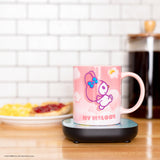 Uncanny Brands Hello Kitty and Friends My Melody Coffee Mug with Electric Mug Warmer
