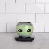 Uncanny Brands Star Wars Mandalorian Grogu Mug Warmer with Molded Mug