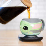 Uncanny Brands Star Wars Mandalorian Grogu Mug Warmer with Molded Mug