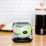 Uncanny Brands Star Wars Mandalorian Grogu Mug Warmer with Molded Mug