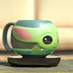 Uncanny Brands Star Wars Mandalorian Grogu Mug Warmer with Molded Mug