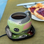 Uncanny Brands Star Wars Mandalorian Grogu Mug Warmer with Molded Mug