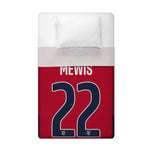 Sleep Squad US Women's Soccer Kristie Mewis 60” x 80” Raschel Plush Jersey Blanket
