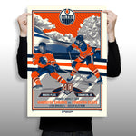 Phenom Gallery Edmonton Oilers 40th Anniversary 4 of 4 Serigraph (Printer Proof)
