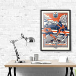 Phenom Gallery Edmonton Oilers 40th Anniversary 4 of 4 Serigraph (Printer Proof)