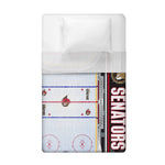 Sleep Squad Ottawa Senators Home Ice 60” x 80” Raschel Plush Blanket