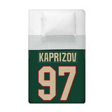 Sleep Squad Minnesota Wild Kirill Kaprizov 60” x 80” Raschel Plush Blanket