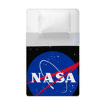 Sleep Squad Nasa Logo 60” x 80”  Raschel Plush Blanket