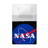 Sleep Squad Nasa Logo 60” x 80”  Raschel Plush Blanket