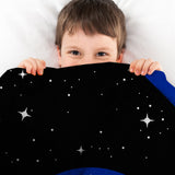 Sleep Squad Nasa Logo 60” x 80”  Raschel Plush Blanket