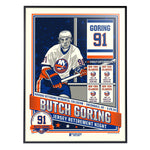 Phenom Gallery New York Islanders Butch Goring Limited Edition Deluxe Framed Serigraph Print