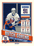 Phenom Gallery New York Islanders Butch Goring Number Retirement Serigraph
