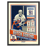 Phenom Gallery New York Islanders Butch Goring Number Retirement Serigraph