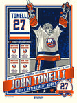 Phenom Gallery New York Islanders John Tonelli Limited Edition Deluxe Framed Serigraph Print