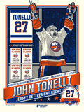 Phenom Gallery New York Islanders John Tonelli Number Retirement Serigraph