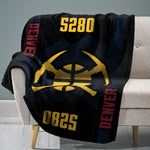 Sleep Squad Denver Nuggets City Edition 60” x 80” Plush Blanket