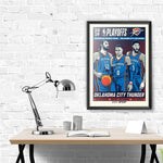 Phenom Gallery Oklahoma City Thunder 2019 NBA Playoffs Serigraph (Printer Proof)
