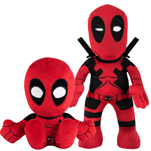 Bleacher Creatures Deadpool Bundle: 10" Plush Figure & Kuricha Plushies