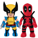 Bleacher Creatures Wolverine Deadpool Bundle: 10" Plush Figures