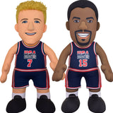 Bleacher Creatures USA Basketball Dynamic Duo Bundle- Magic Johnson and Larry Bird 10" Plush Figures