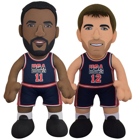 Bleacher Creatures USA Basketball Dynamic Duo Bundle- Karl Malone and John Stockton 10" Plush Figures