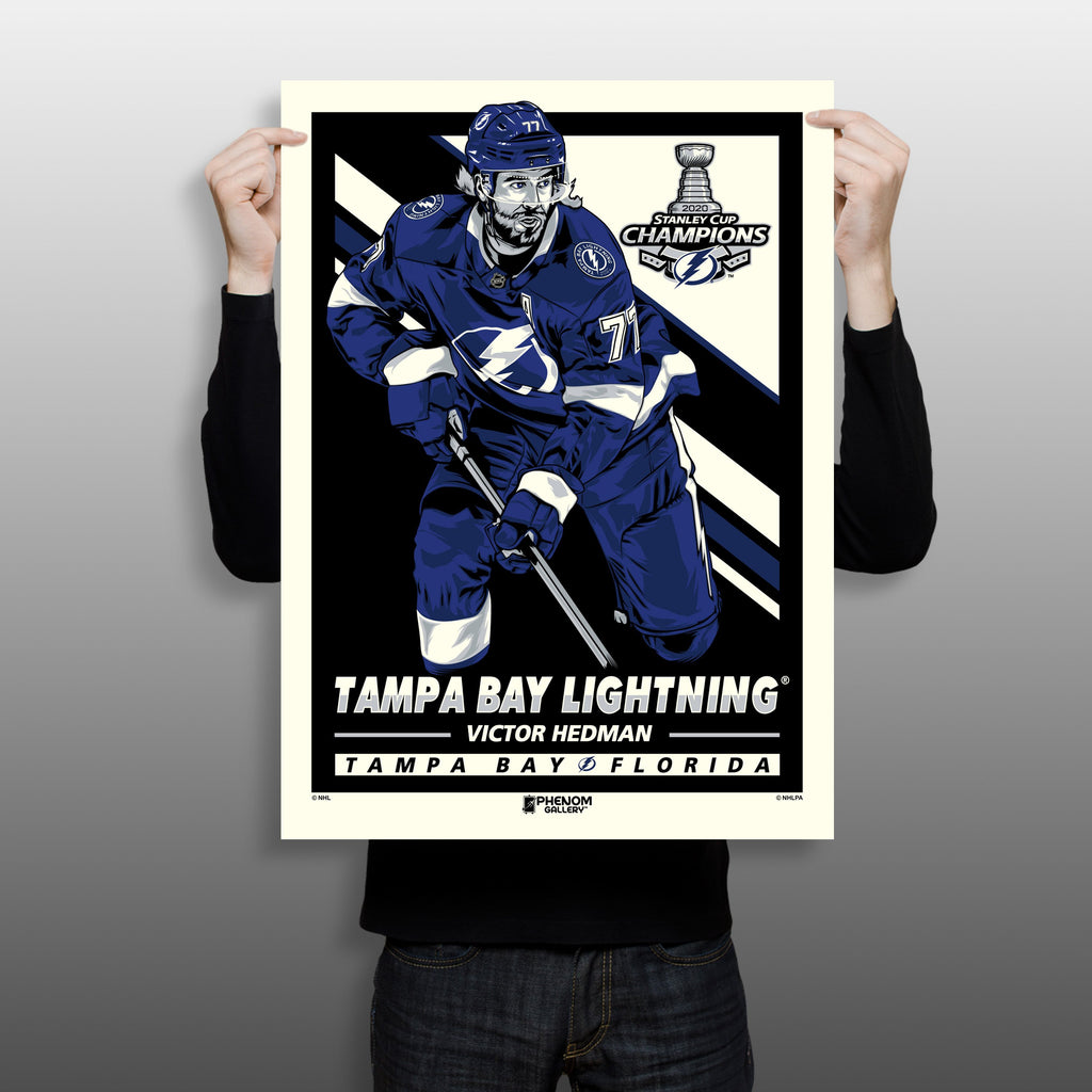 Tampa Bay Lightning 2021 Stanley Cup Champions Serigraph Print