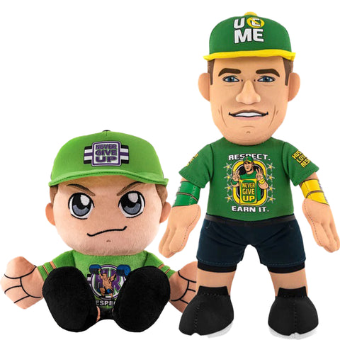 Bleacher Creatures WWE John Cena Bundle: 10" Plush Figure & Kuricha Plushie