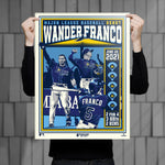 Phenom Gallery Tampa Bay Rays Wander Franco Deluxe Framed Serigraph Print
