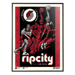 Phenom Gallery Portland Trailblazers Mixtape 18" x 24" Serigraph (Printer Proof)