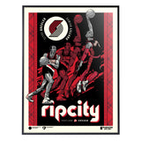 Phenom Gallery Portland Trailblazers Mixtape 18" x 24" Serigraph (Printer Proof)