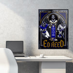 Phenom Gallery Baltimore Ravens Ed Reed 18" x 24" Deluxe Framed Serigraph