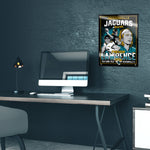 Phenom Gallery Jacksonville Jaguars Trevor Lawrence 18" x 24" Deluxe Framed Foil Serigraph