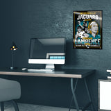 Phenom Gallery Jacksonville Jaguars Trevor Lawrence 18" x 24" Deluxe Framed Foil Serigraph