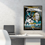 Phenom Gallery Jacksonville Jaguars Trevor Lawrence 18" x 24" Deluxe Framed Foil Serigraph