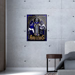 Phenom Gallery Baltimore Ravens Ray Lewis 18" x 24" Serigraph Deluxe Framed Serigraph