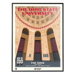 Phenom Gallery Ohio State Buckeyes The Shoe Anniversary  18"x 24" Deluxe Framed Serigraph