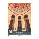 Phenom Gallery Ohio State Buckeyes The Shoe Anniversary  18"x 24" Deluxe Framed Serigraph