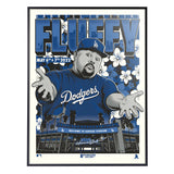 Phenom Gallery Fluffy Iglesias Comedy Show Dodger Stadium 18" x 24" Deluxe Framed Serigraph (Printer Proof)