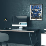Phenom Gallery Fluffy Iglesias Comedy Show Dodger Stadium 18" x 24" Deluxe Framed Serigraph (Printer Proof)