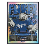 Phenom Gallery Fluffy Iglesias Comedy Show Dodger Stadium 18" x 24" Foil Serigraph (Printer Proof)
